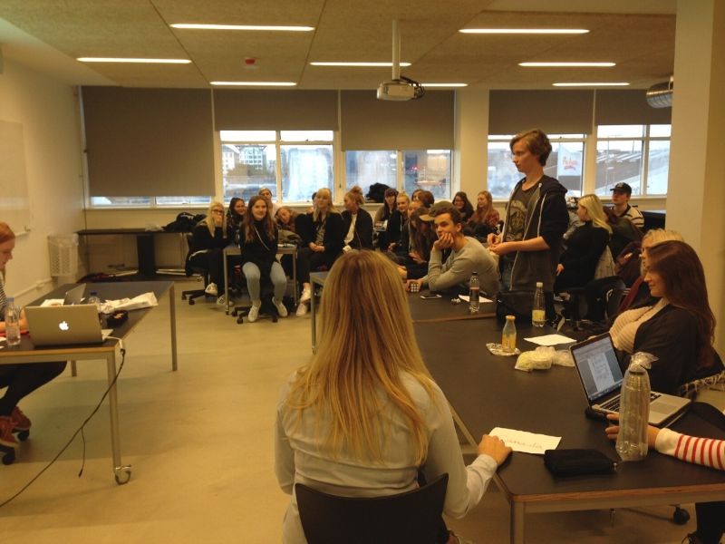 The Students Practise on Companies, Volcanoes, and Bicycles - Nordplus Junior
