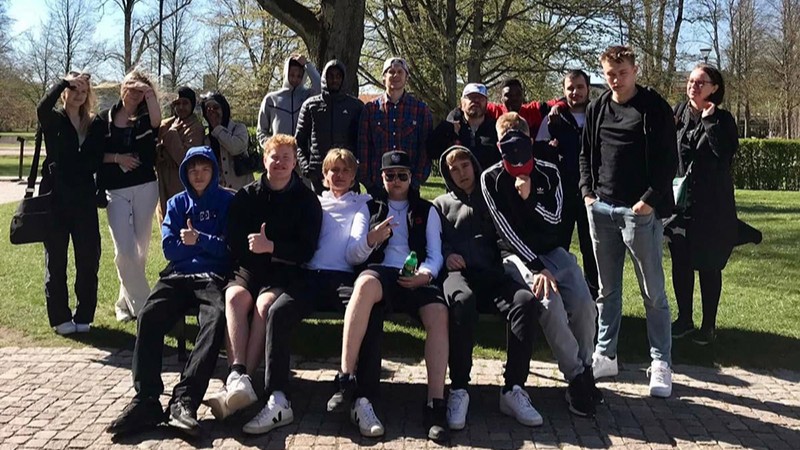 All the students and some of the teachers